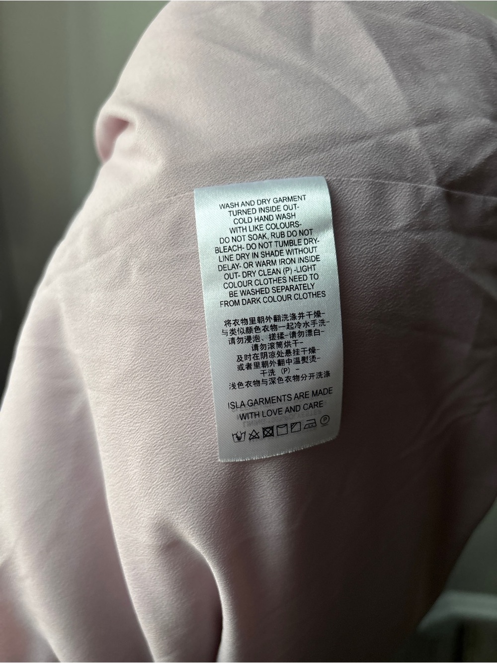 Dusty Pink Rose Quilted Velvet Bomber Jacket ISLA - Picture 7 of 7